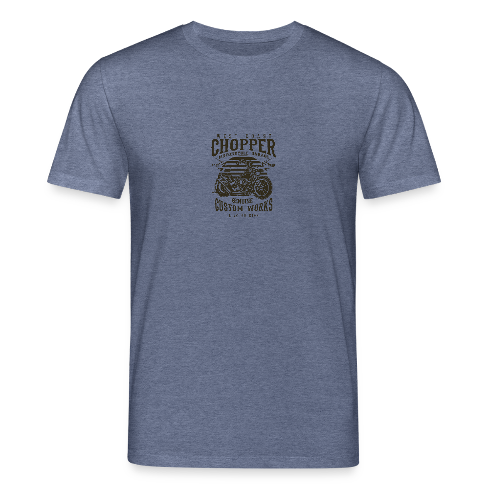 Stanley/Stella Uniseks bio-T-Shirt CREATOR - donkerblauw gemêleerd