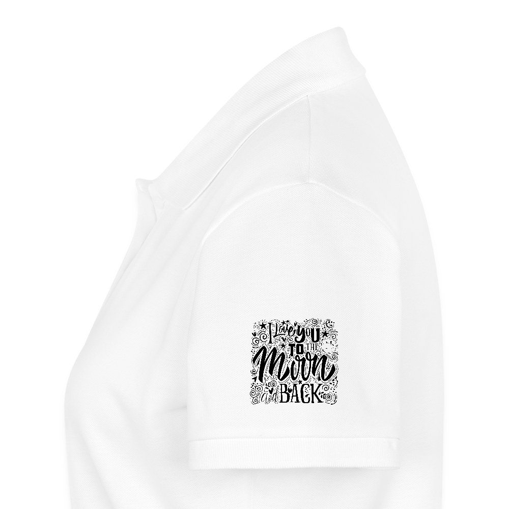 Vrouwen Premium Bio Poloshirt - wit