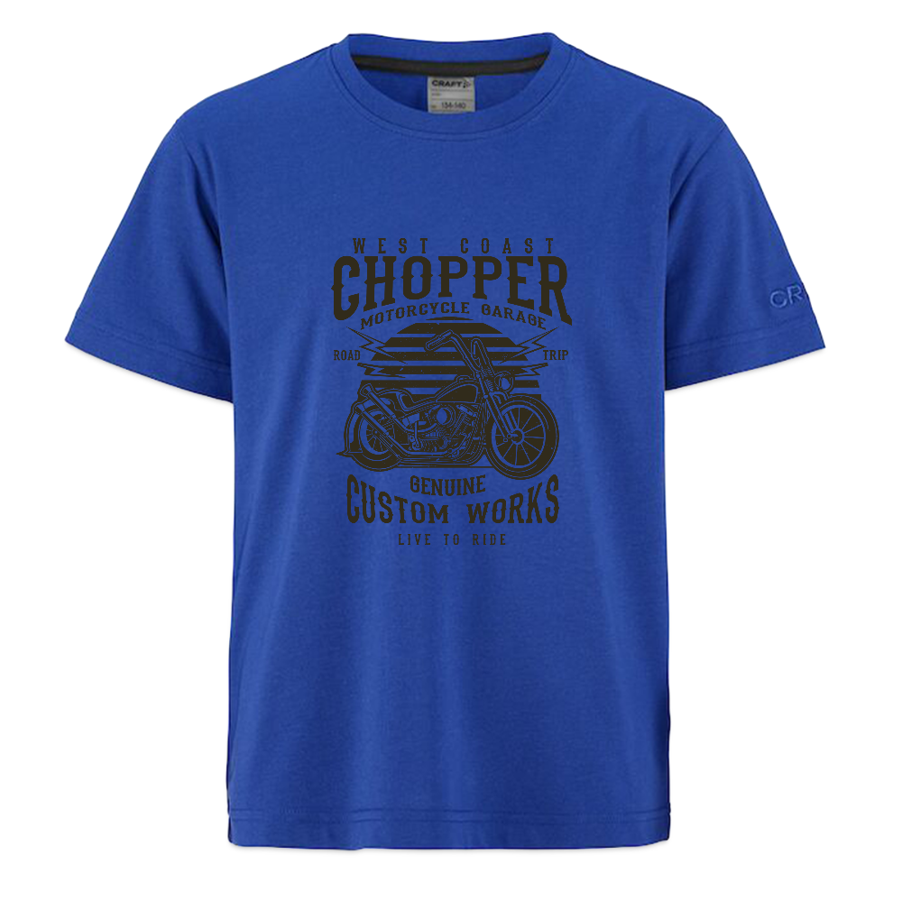 CRAFT Community 2.0 kinder-T-shirt - koningsblauw
