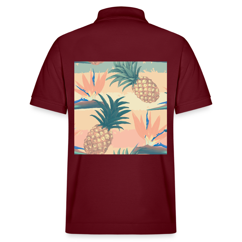 Stanley/Stella uniseks bio poloshirt PREPSTER - bourgognerood