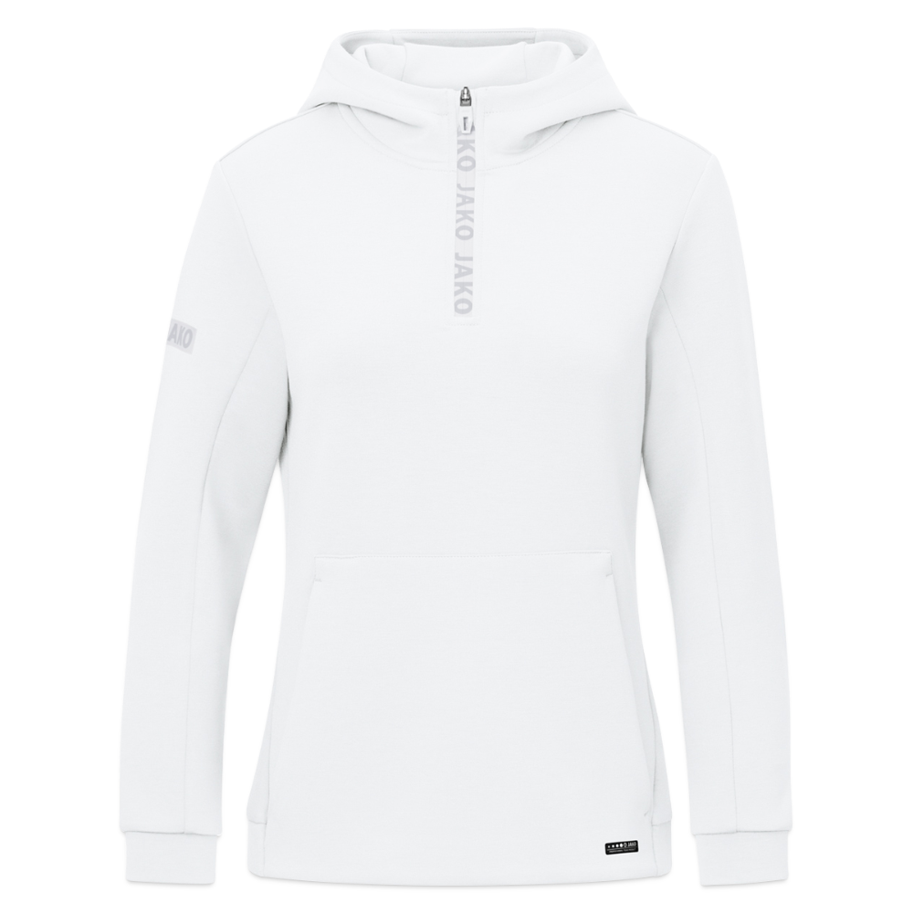 JAKO Vrouwen ziphoodie Pro Casual - wit