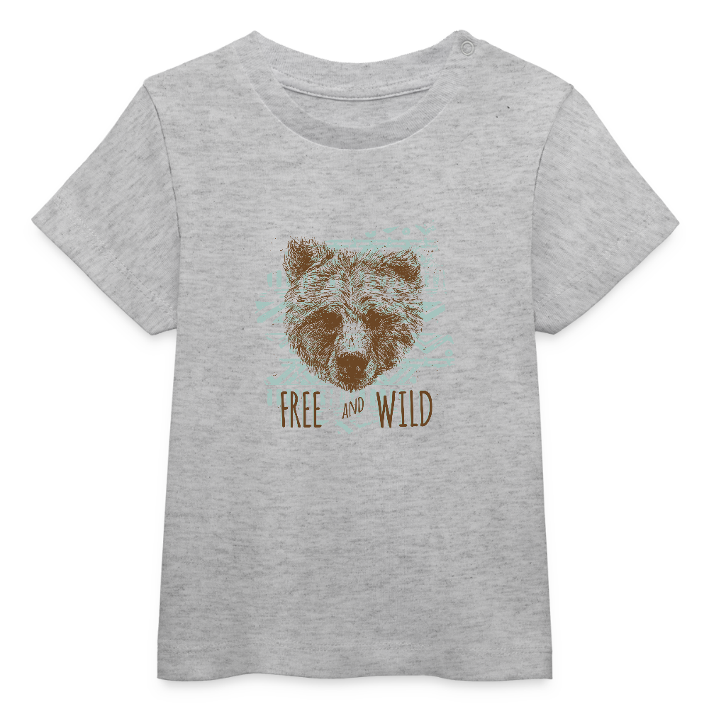 Stanley/Stella baby bio-T-shirt BABY CREATOR - grijs gemêleerd