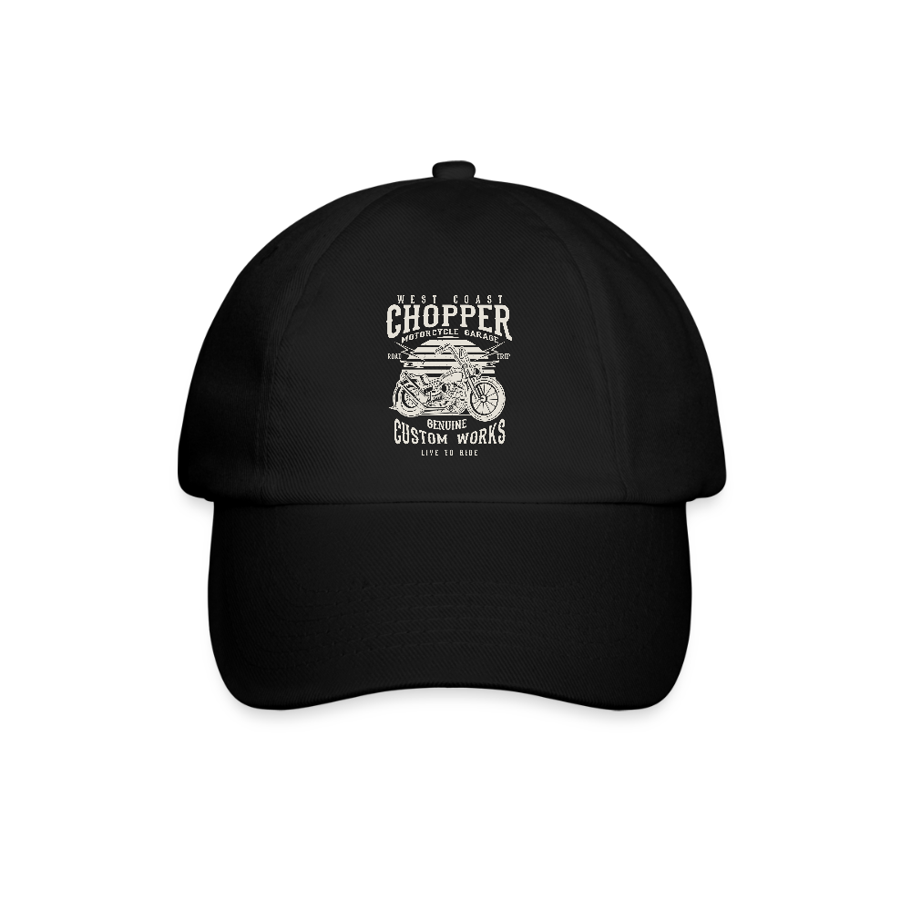 Baseballcap - zwart/zwart