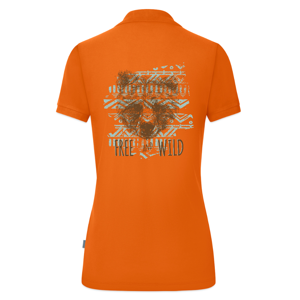 JAKO Vrouwen polo Organic - neonoranje