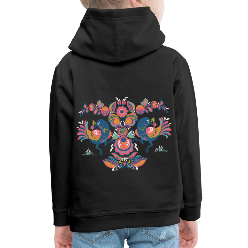 Kinderen trui Premium met capuchon - zwart