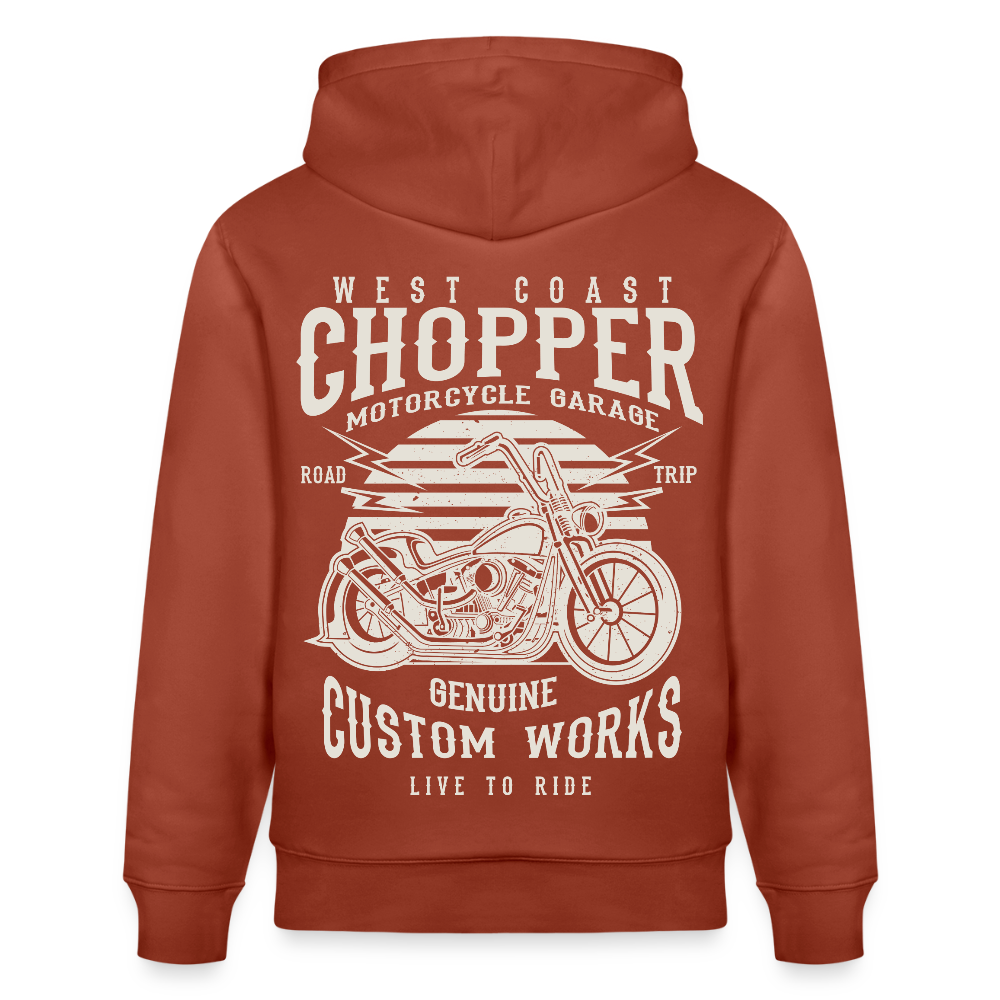 Stanley/Stella Uniseks bio-hoodie CRUISER - terracotta