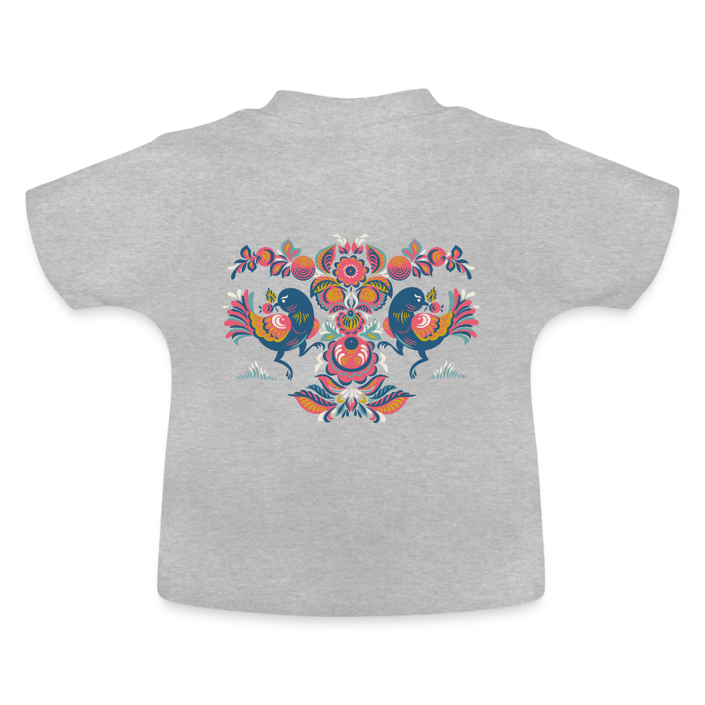 Baby T-shirt - grijs gemêleerd
