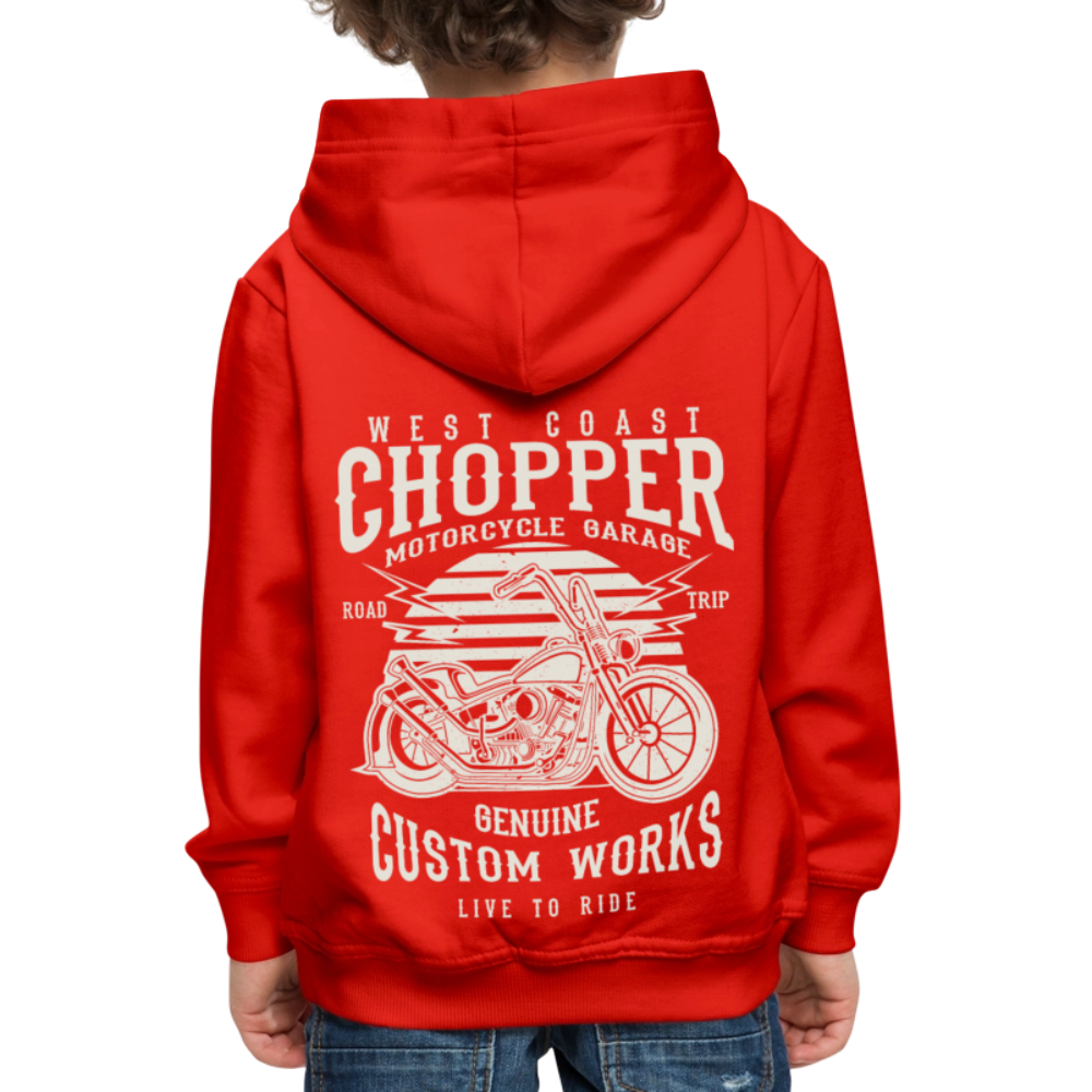 Kinderen trui Premium met capuchon - rood