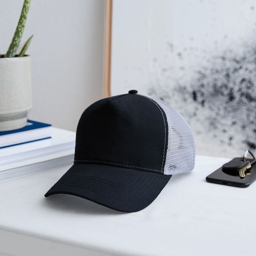 Trucker Cap - zwart/steengrijs