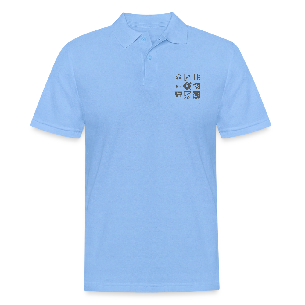 Mannen poloshirt - hemelsblauw