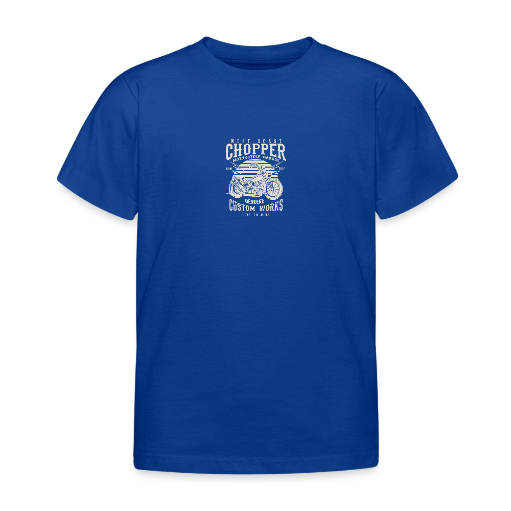 Kinderen T-shirt - koningsblauw