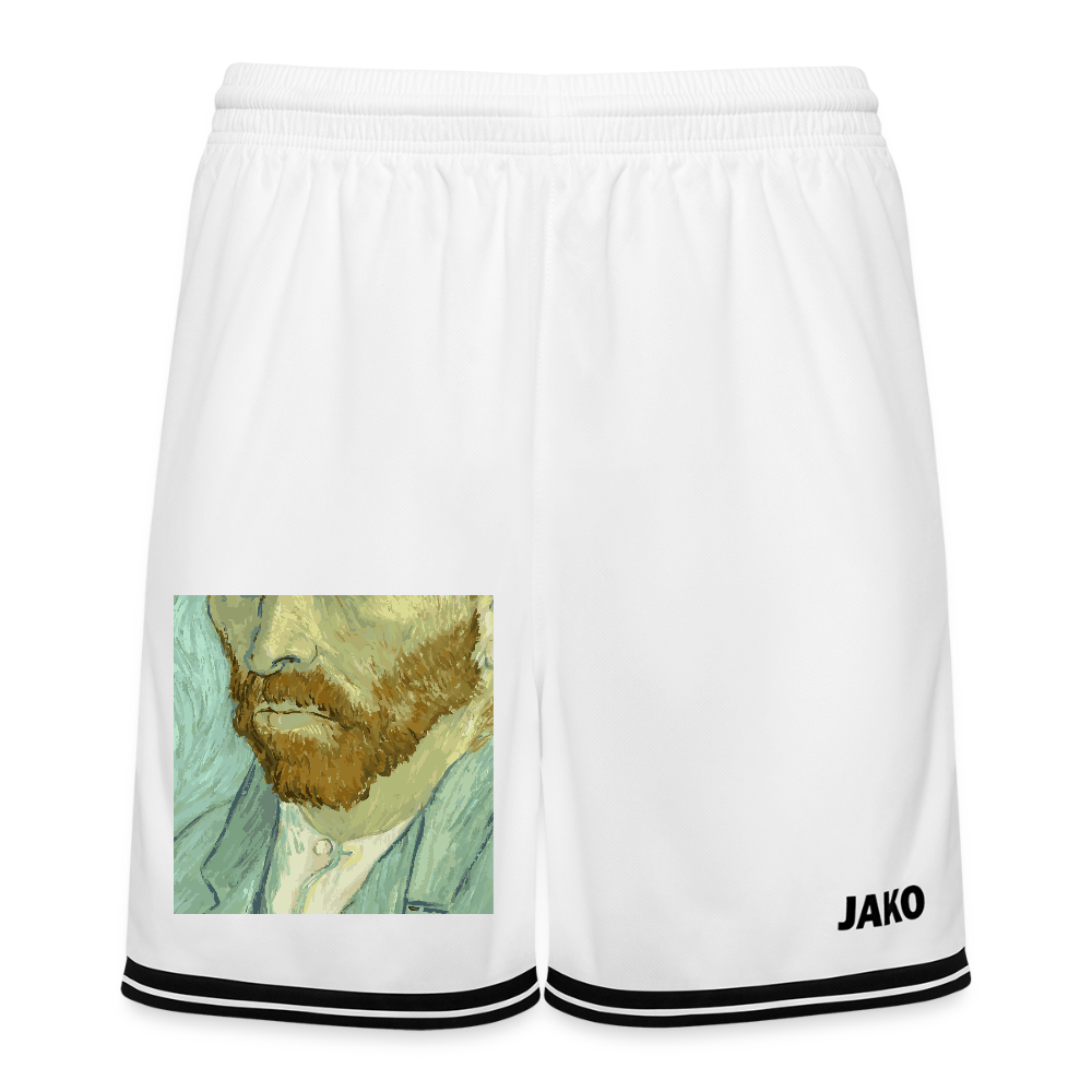 JAKO basketbalshort Center 2.0 - wit/zwart