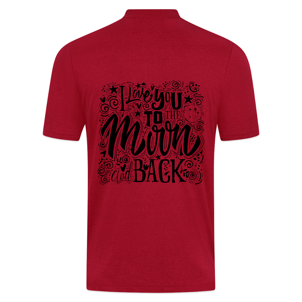 JAKO Poloshirt Pro Casual - donkerrood