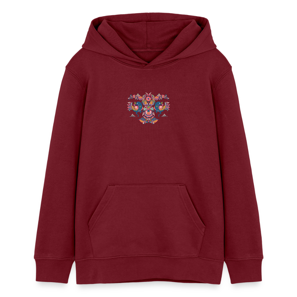 Stanley/Stella Tiener bio-hoodie Mini Cruiser - bourgognerood