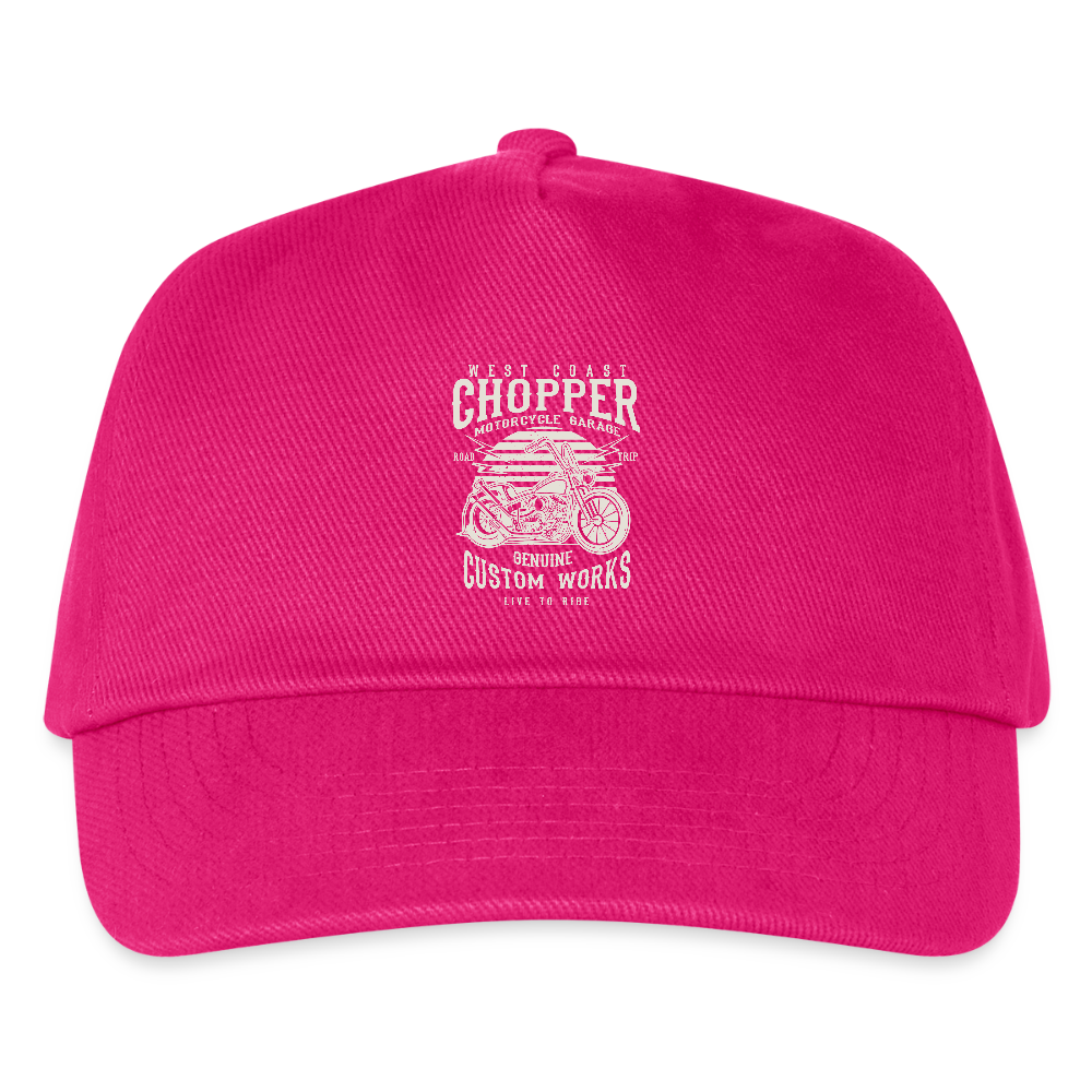 Kinder basecap - fuchsia