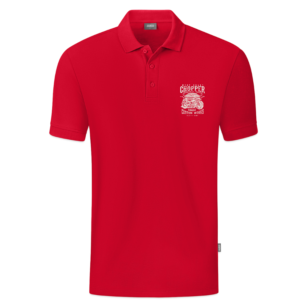 JAKO Mannen Polo Organic - rood