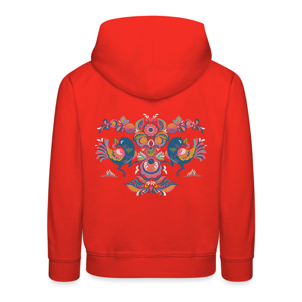 Kinderen trui Premium met capuchon - rood