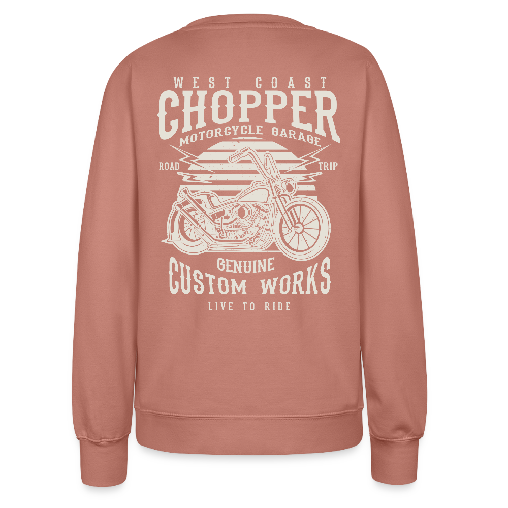 Vrouwen sweatshirt - altrosa