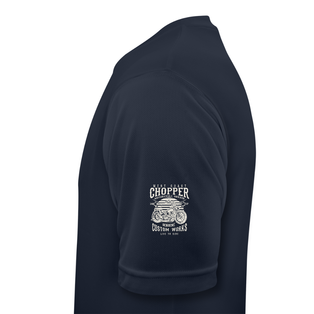 Mannen T-shirt ademend actief - donkernavy