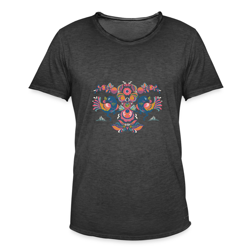 Mannen Vintage T-shirt - vintage zwart