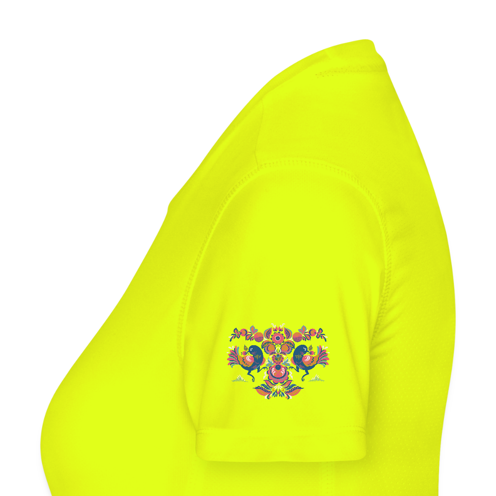 JAKO Vrouwen T-shirt Run 2.0 - neongeel