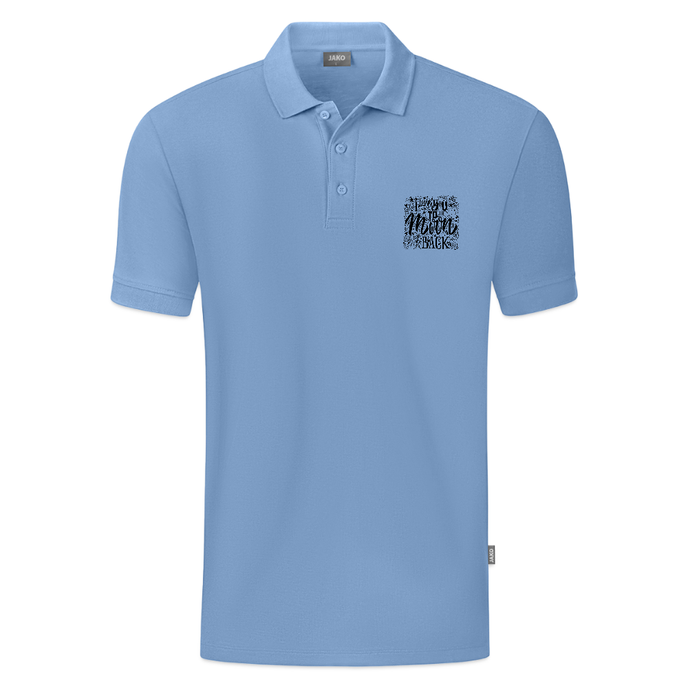 JAKO Mannen Polo Organic - sky