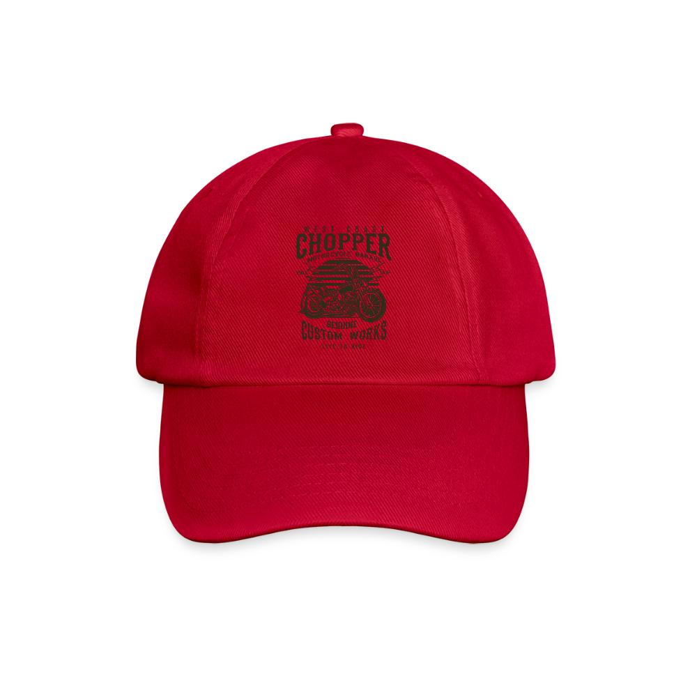Baseballcap - klassiek rood