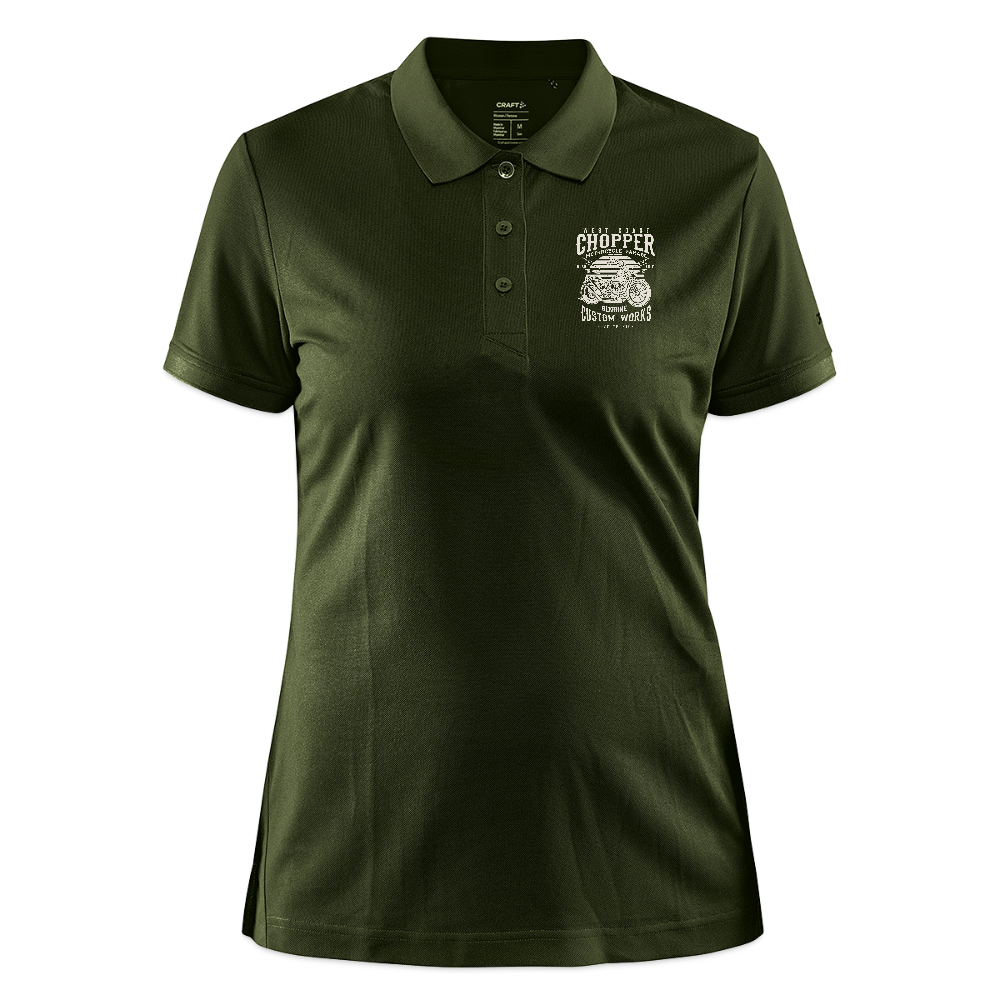 CRAFT Core Unify damespolo - mosgroen