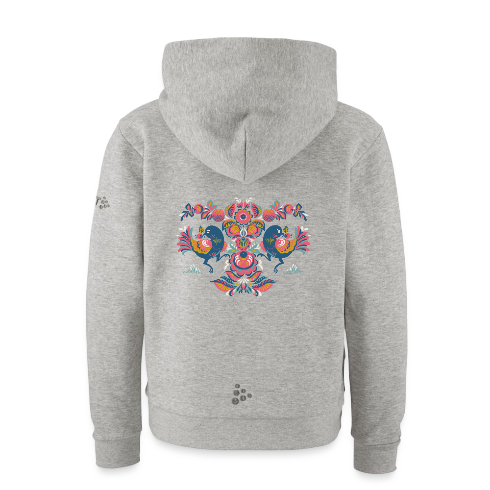 CRAFT Community 2.0 tieners hoodie - grijs gemêleerd