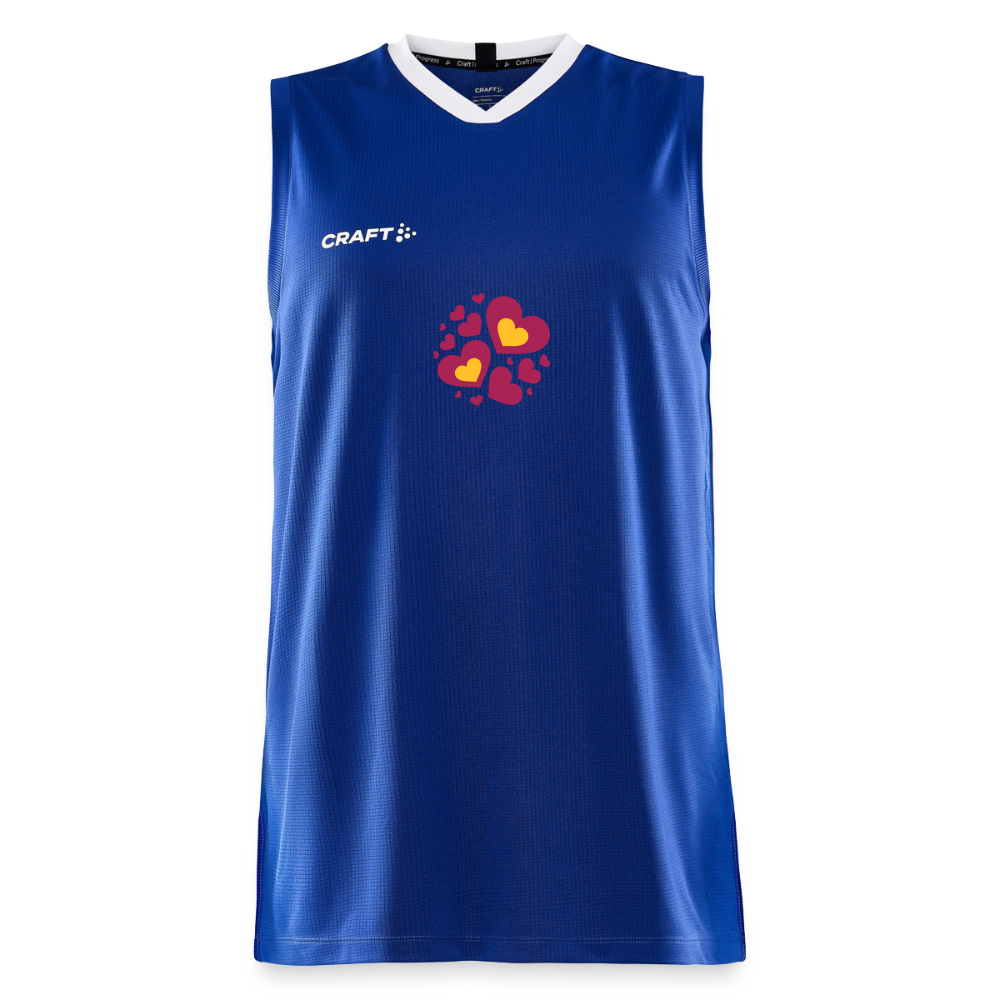 CRAFT Progress kinder-basketbalshirt - koningsblauw