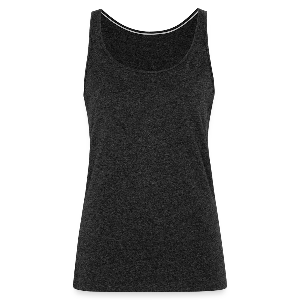 Vrouwen Premium tank top - houtskool