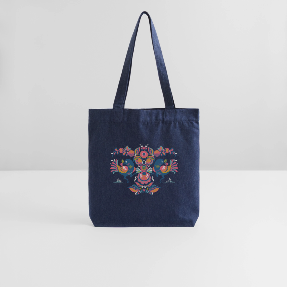 Stanley/Stella heavyweight gerecycled stoffen tas - mix blauw