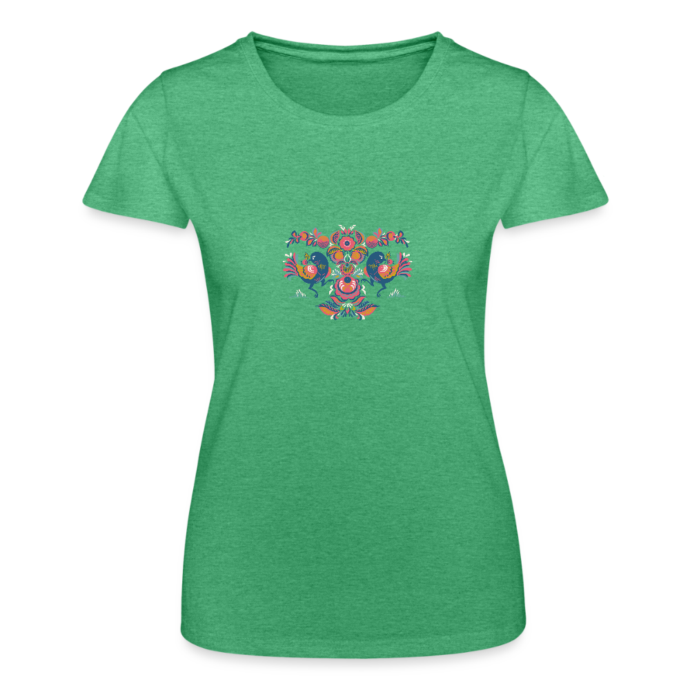 Vrouwen T-shirt van Fruit of the Loom - heather groen