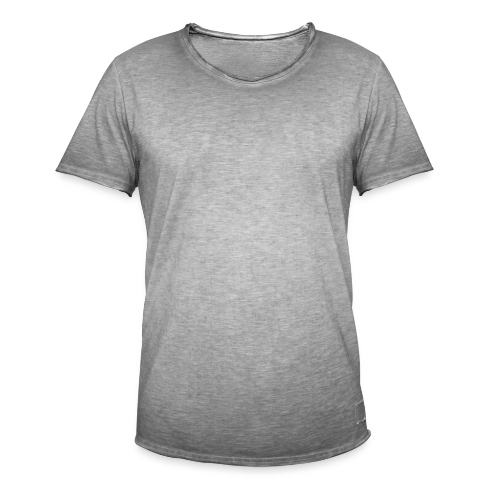Mannen Vintage T-shirt - vintage grijs