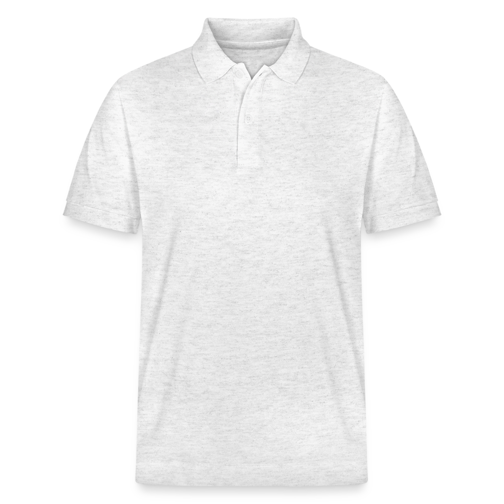 Stanley/Stella uniseks bio poloshirt PREPSTER - heather wit