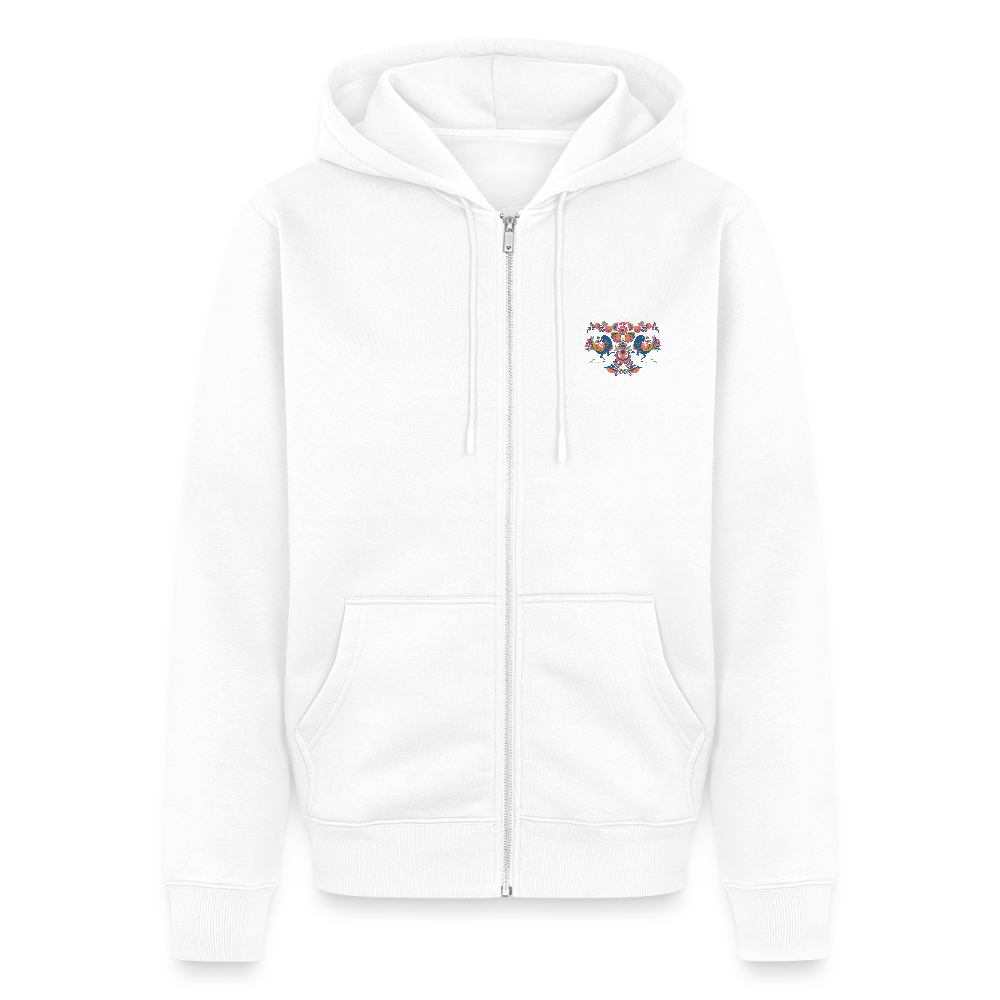 Mannenjack Premium met capuchon - wit