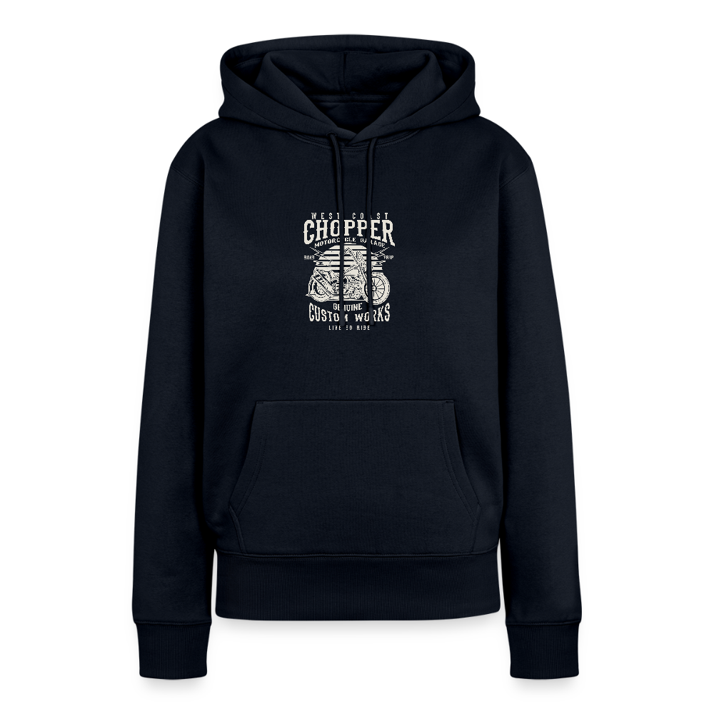 Vrouwen Premium hoodie - navy