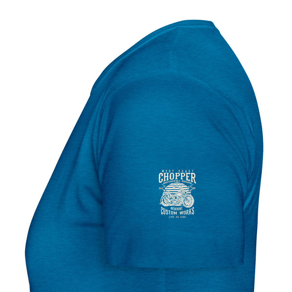 Vrouwen T-shirt - antieke blauwe saffier gemêleerd