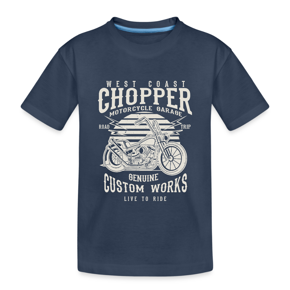 Kinderen premium biologisch T-shirt - navy