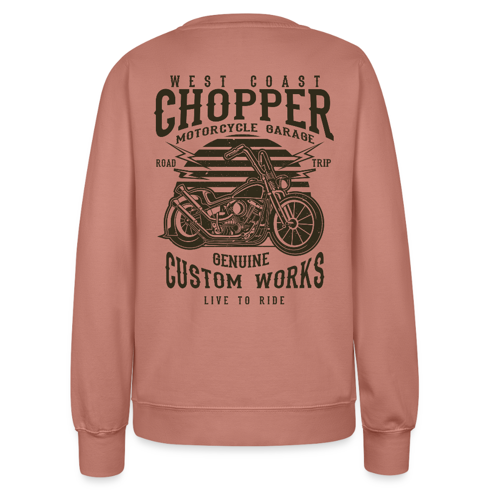 Vrouwen sweatshirt - altrosa