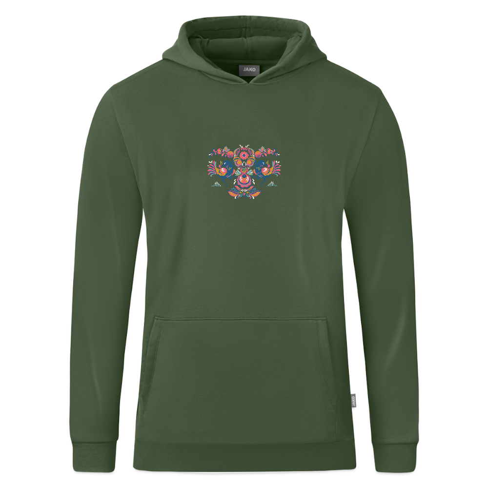 JAKO Kinderhoodie Organic - dennengroen