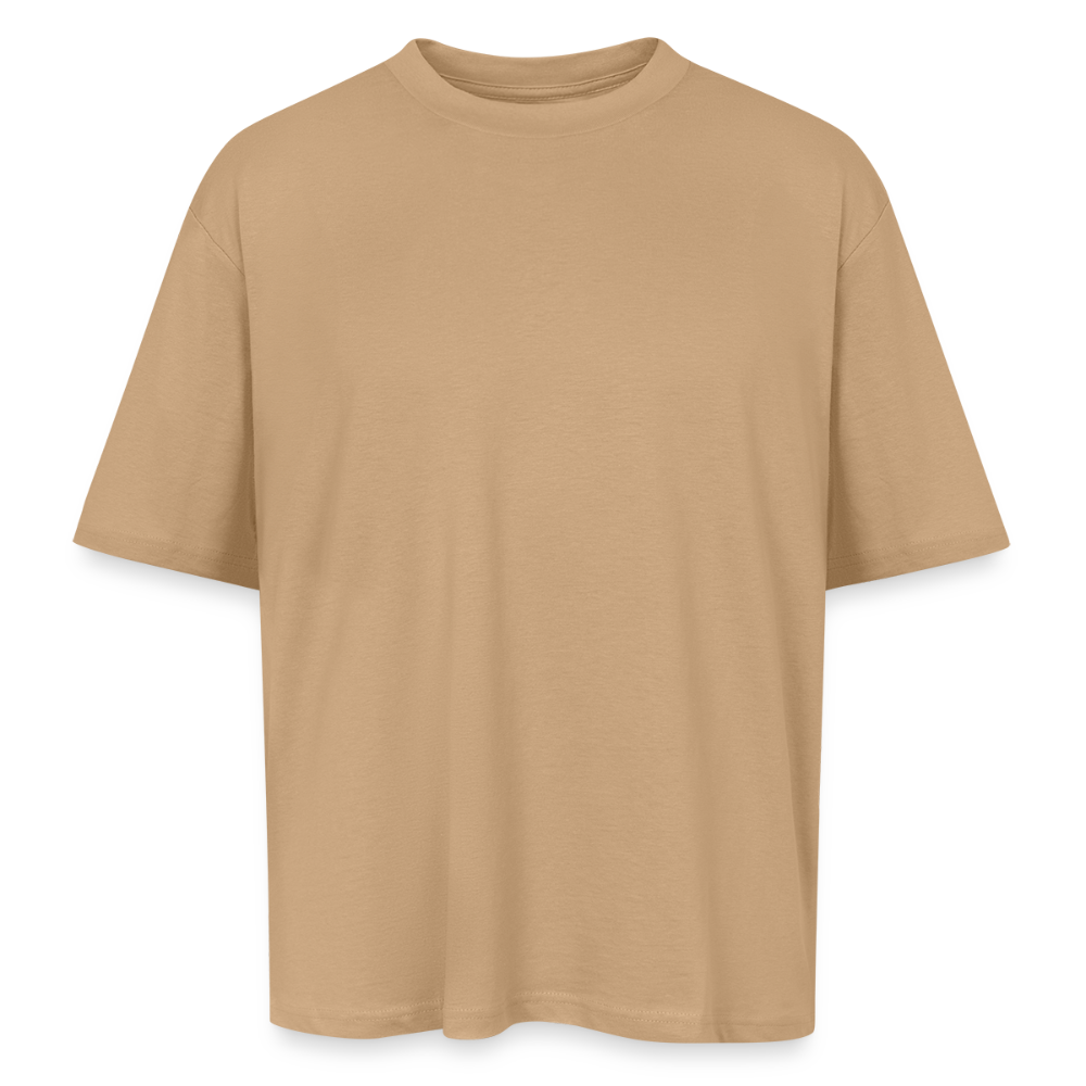 Oversized uniseks T-shirt - beige