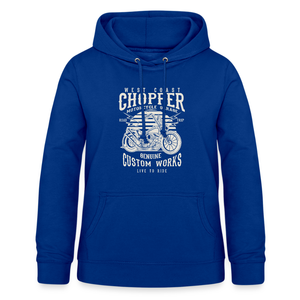Vrouwen hoodie - koningsblauw