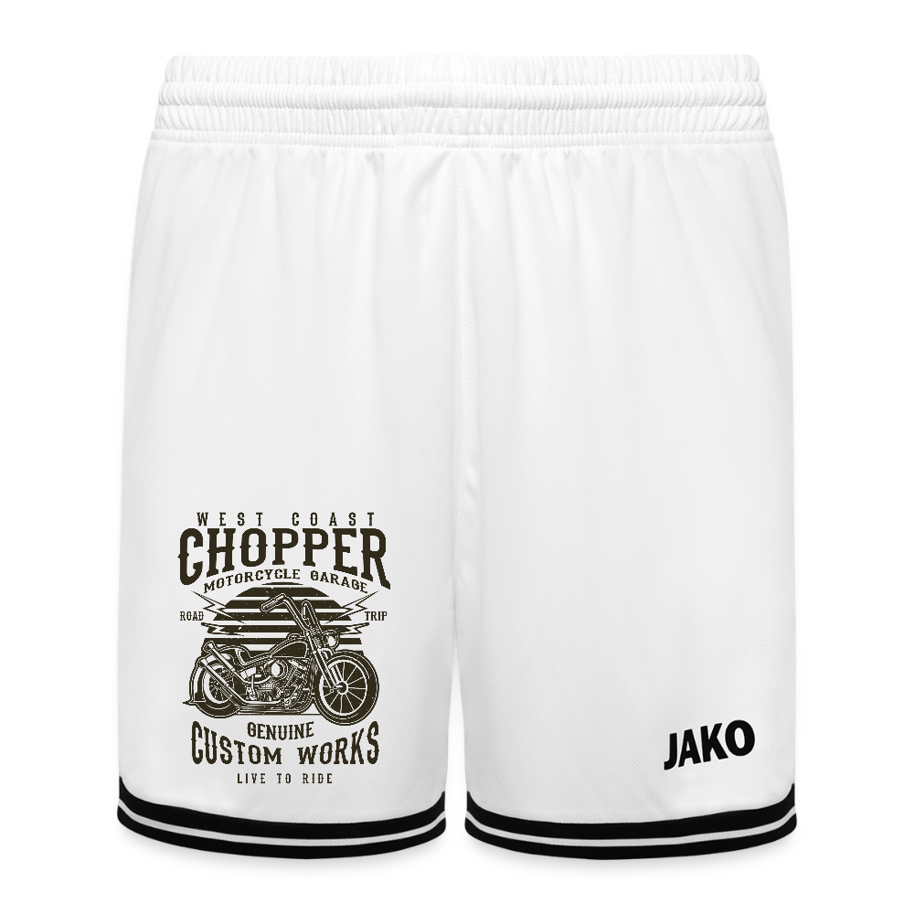 JAKO Kinderbasketbalshort Center 2.0 - wit/zwart