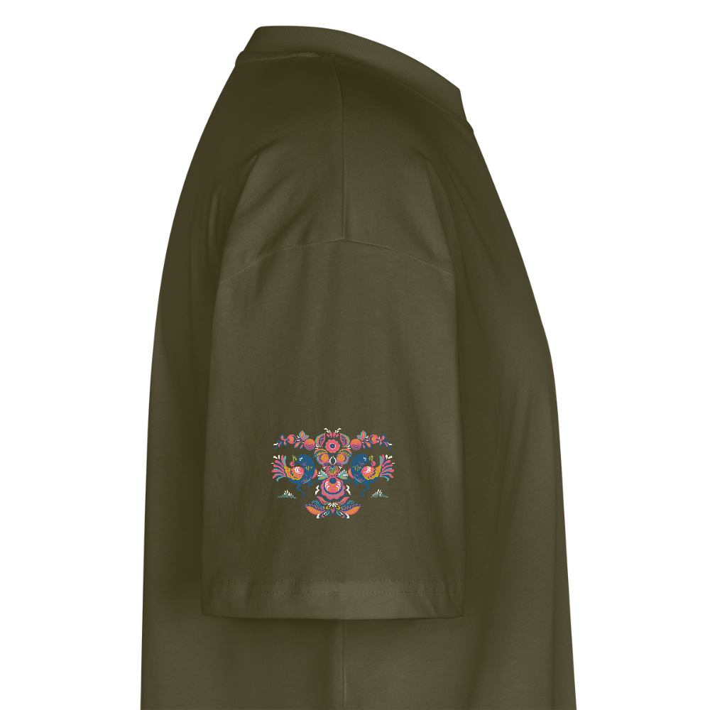 Stanley/Stella Uniseks oversized bio T-shirt Blaster - kaki