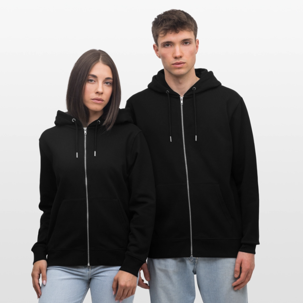 Stanley/Stella Uniseks bio-ziphoodie CULTIVATOR - zwart