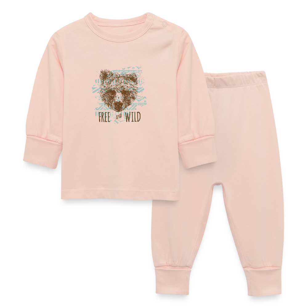 Baby-/kinderpyjama - kristalroze