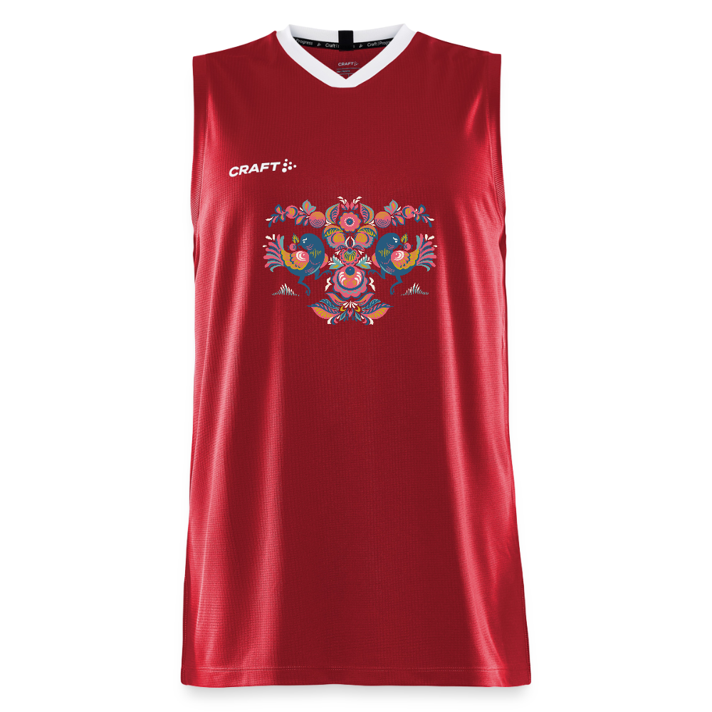 CRAFT Progress kinder-basketbalshirt - donkerrood