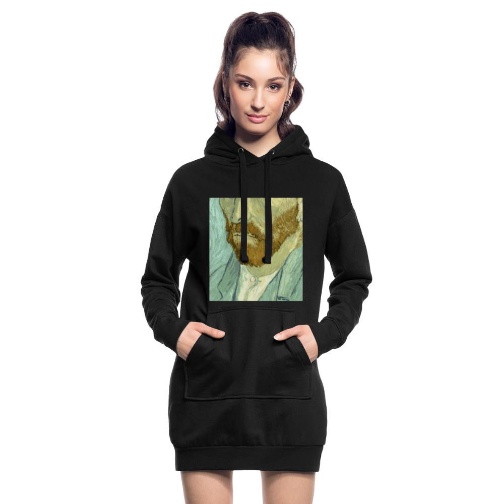 Hoodiejurk - zwart