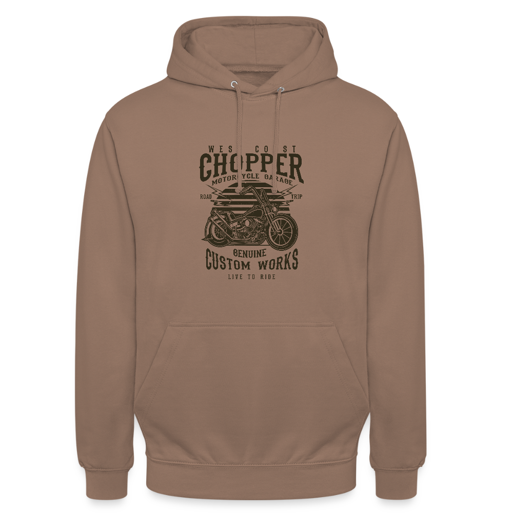 Hoodie unisex - mokka